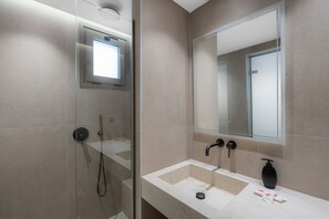 Hair dryer, towels