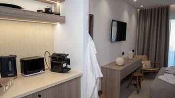 Kahden hengen deluxe-huone, parveke, kaupunkinäköala | Sisätilat