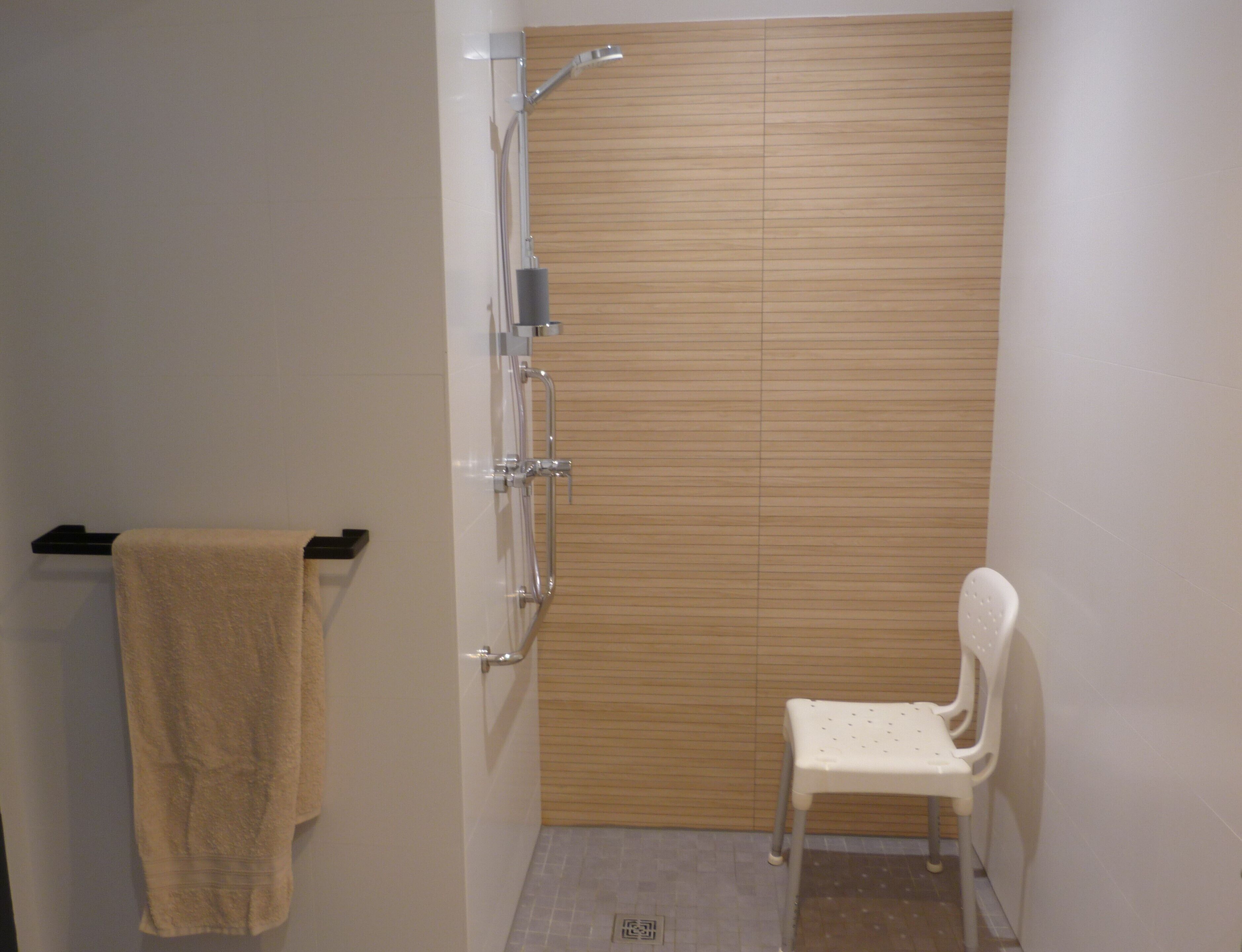 Ducha, secador de pelo, toallas