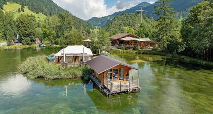 Tiny Water Villa on a Lake Gstaad & Interlaken