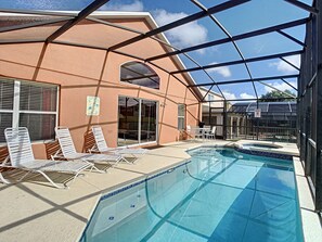 Pool - Emerald Island Resort 4 bed 3 bath with pool/spa (Kissimmee)