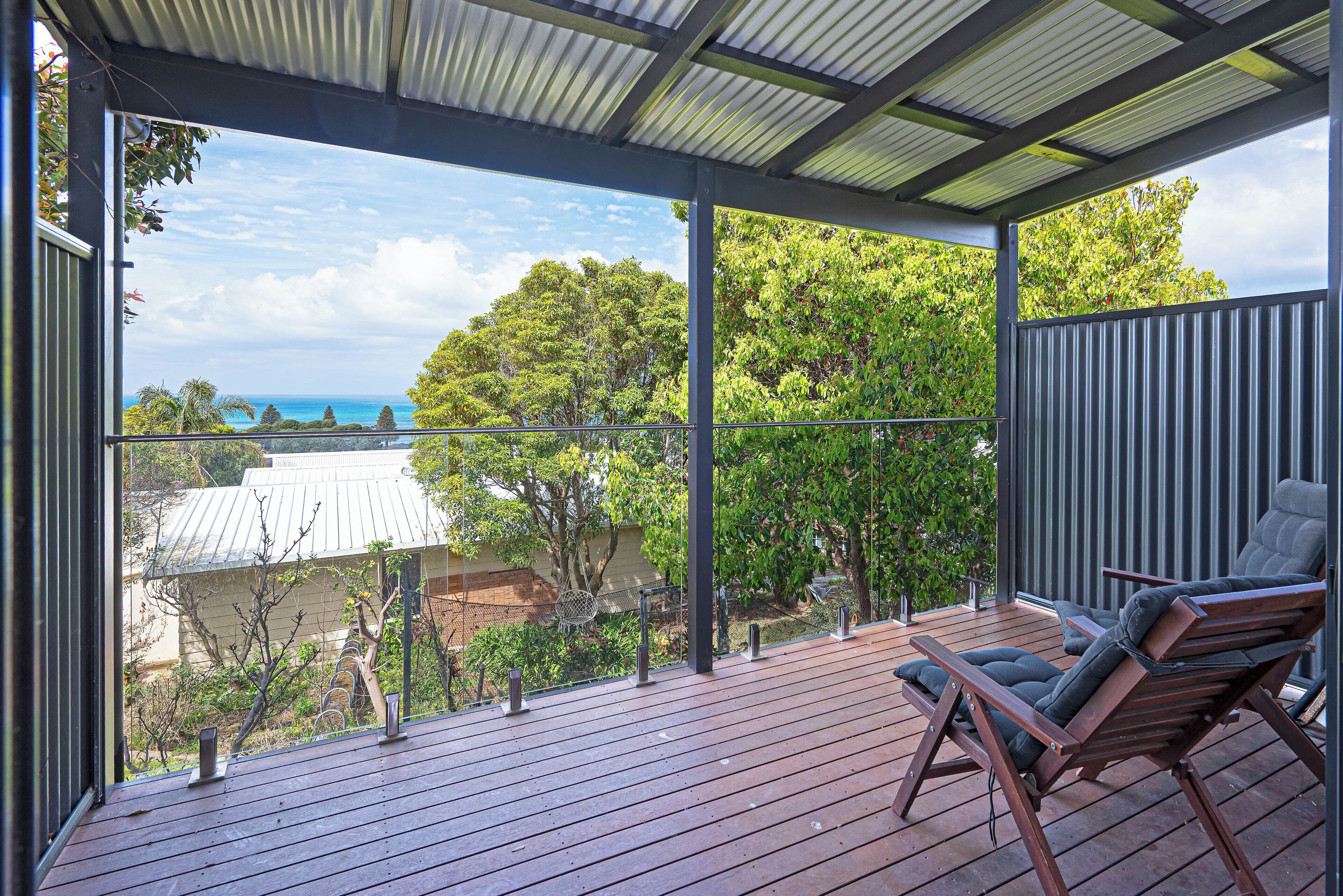 Deluxe Apartment, Ocean View | Terrace/patio