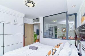 1 sovrum, strykjärn/strykbräda, wi-fi och sängkläder