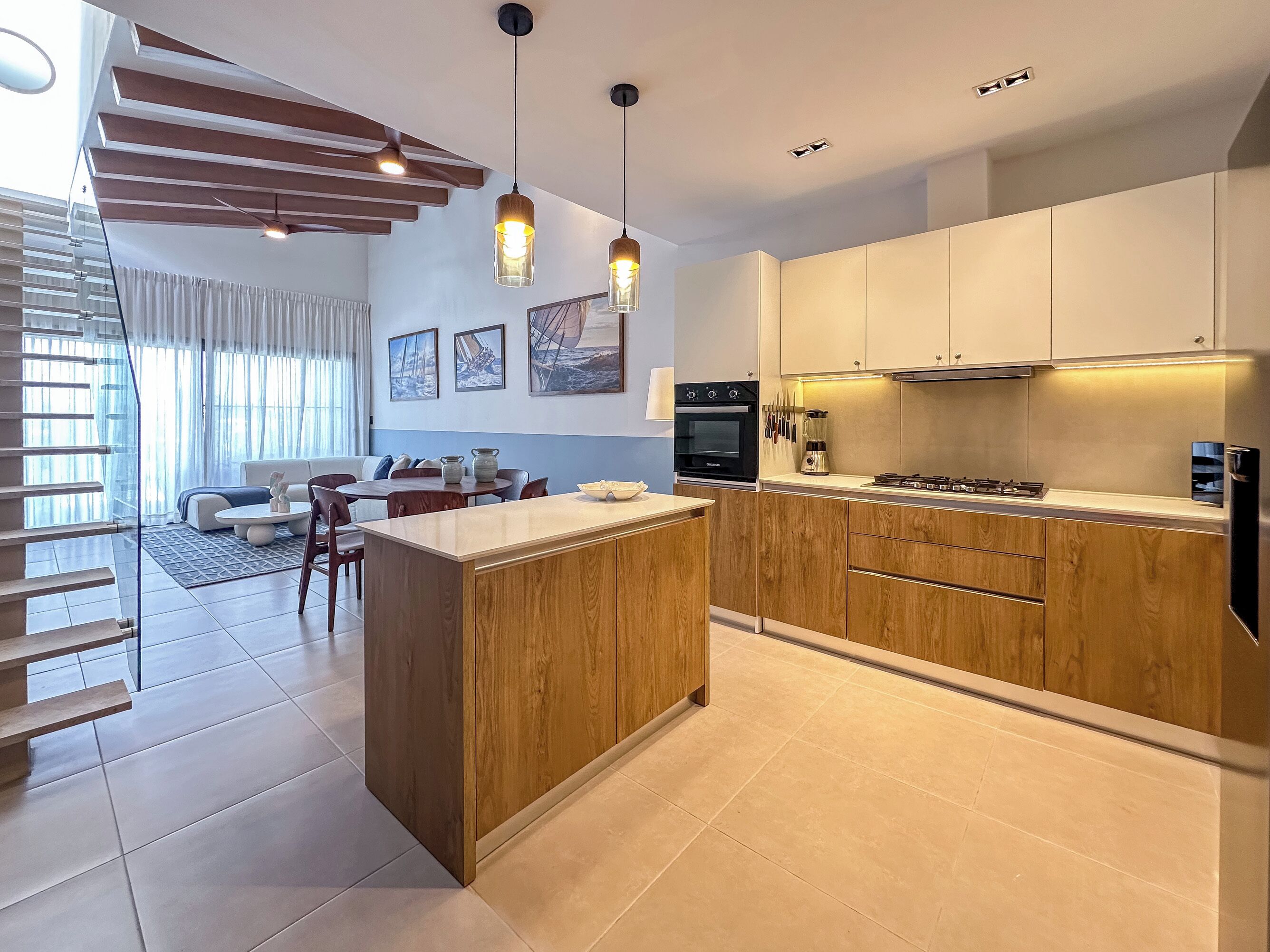 Attico Premium, 3 camere da letto, vista campo da golf | Area soggiorno