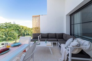 Penthouse Premium, 3 chambres, vue golf | Terrasse/Patio