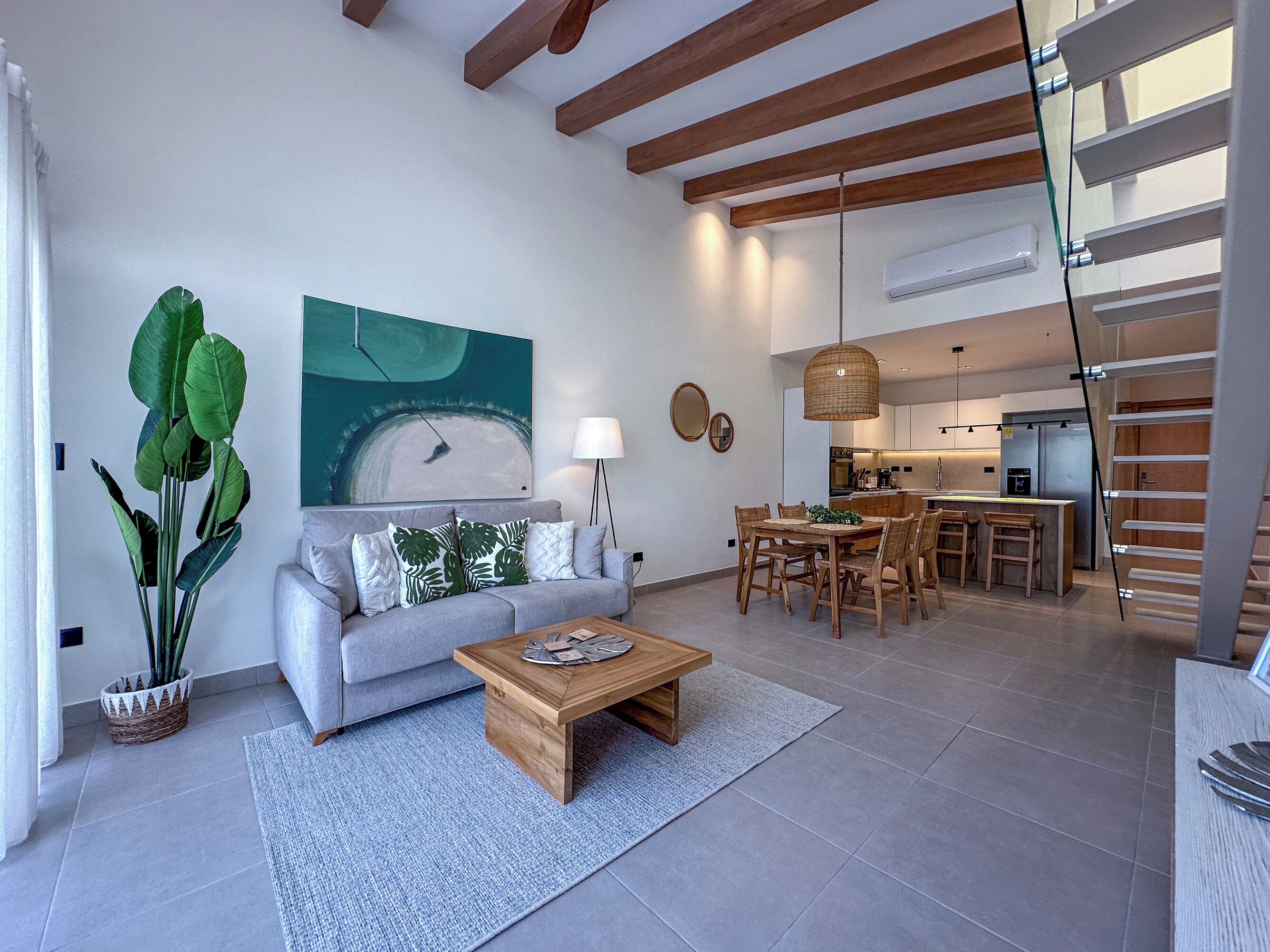 Deluxe-Penthouse, 2 Schlafzimmer, Blick auf den Golfplatz | Wohnbereich