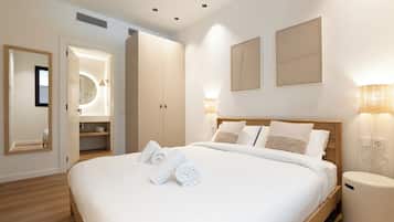 Departamento Prestigio, 1 cama Queen size y sofá cama, vista a la ciudad | Wifi gratis y ropa de cama