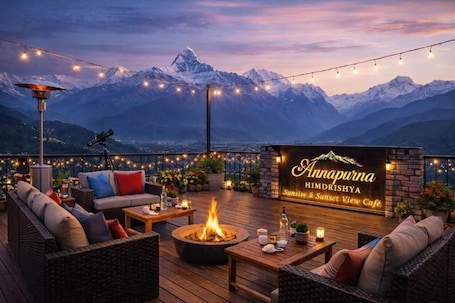 Terrace/patio. Annapurna Himdrishya Pokhara Homestay