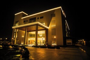 Façana frontal de l'allotjament