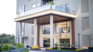 Majoituspaikan julkisivu