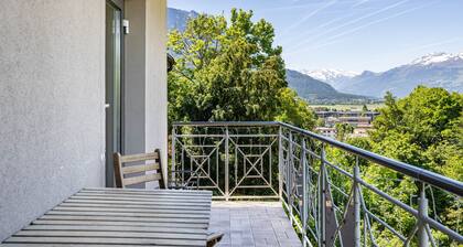 Ferienwohnung Tostner Burgblick - Ruhig in Grünlage mit Balkon