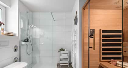 Veermaster Olpenitz, 300m to the Baltic Sea, sandy beach, wallbox, infrared sauna, wifi