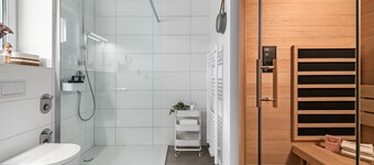 Veermaster Olpenitz, 300m to the Baltic Sea, sandy beach, wallbox, infrared sauna, wifi