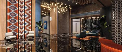 Coin salon dans le hall