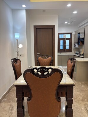 Dining - Fortune Home Service Apartment 3Bhk J150 (New Delhi)