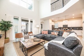 TV, offices - 5BR Themed Home - Private Pool, Prime Location (Four Corners)
