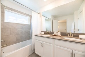 Hair dryer, towels - Modern Villa-Themed Bedrooms, Private Pool, Prime Location (Four Corners)