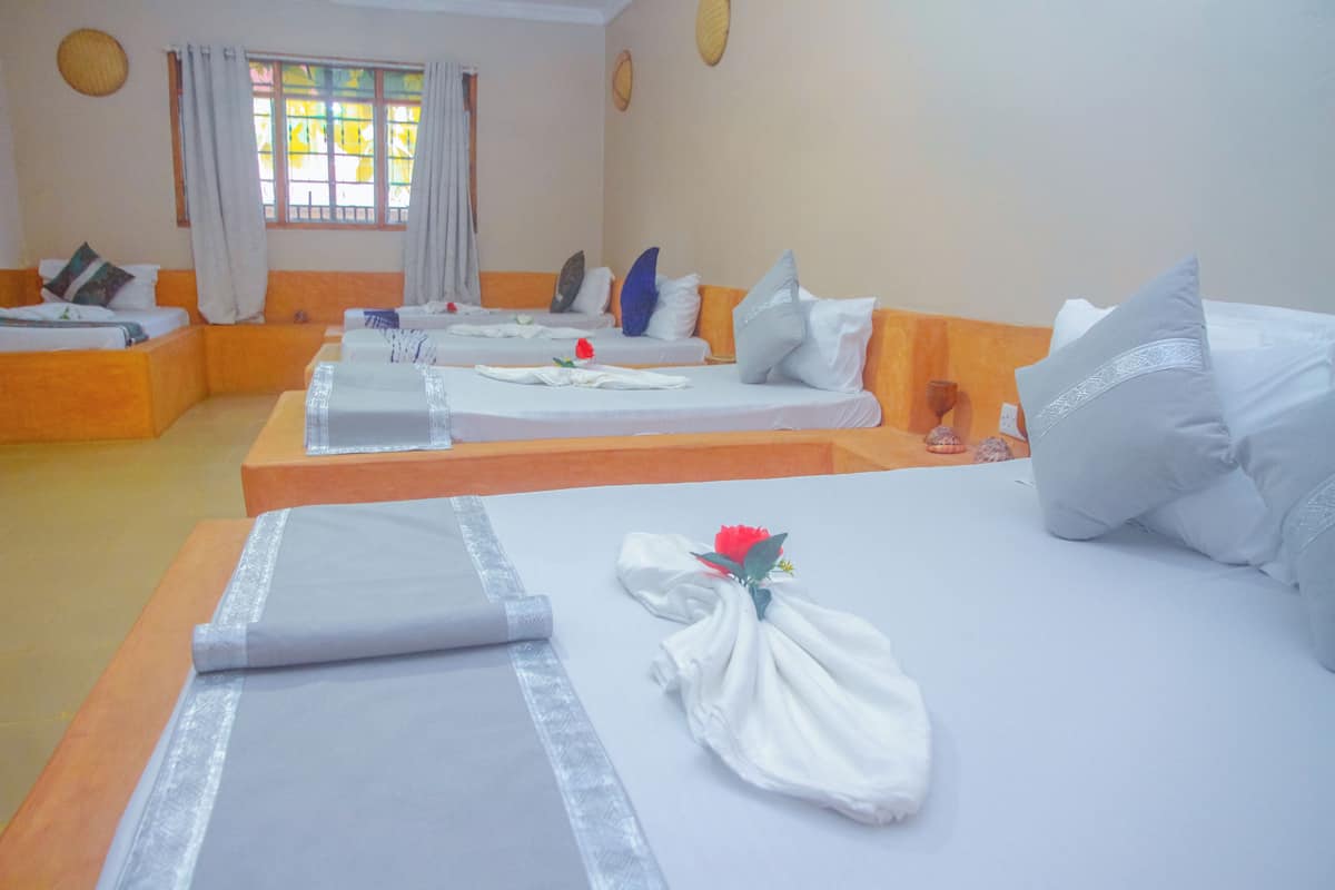 Habitación cuádruple estándar, vista al jardín