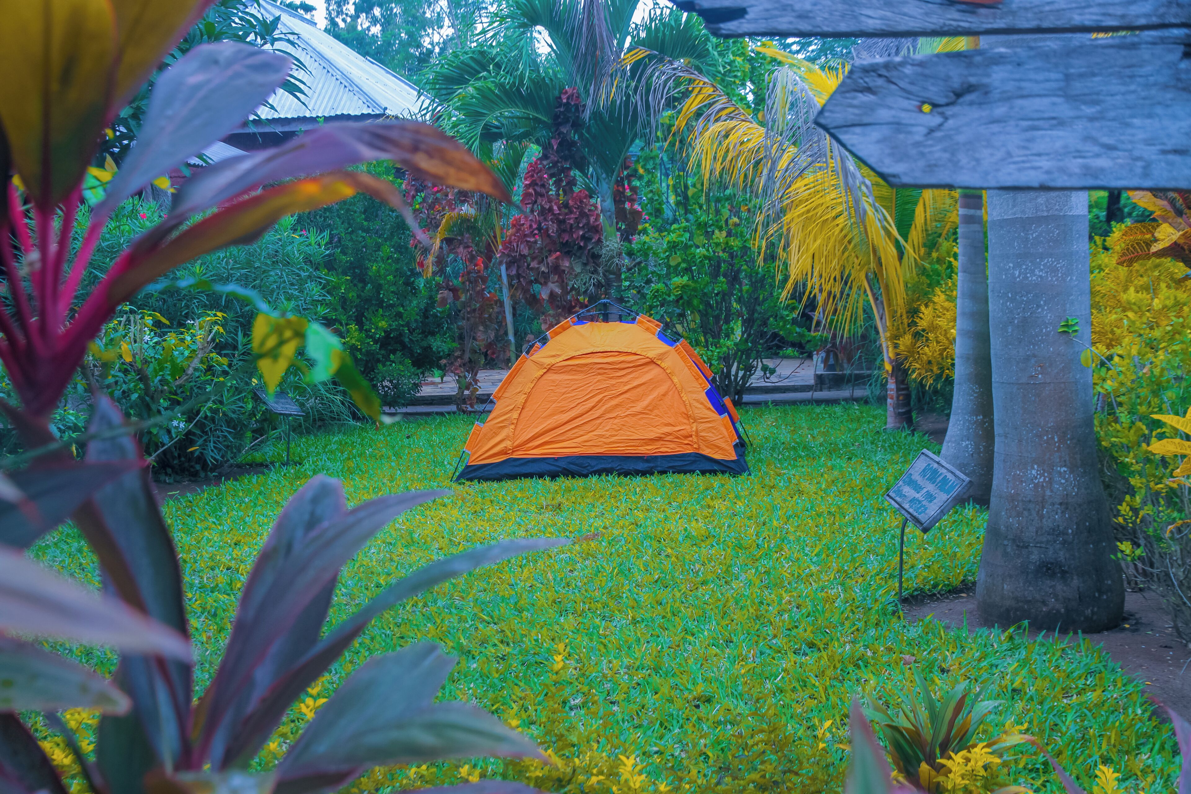 Tente Deluxe, vue jardin