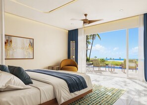 Suite Panoramique, piscine privée, vue océan (Sunrise)