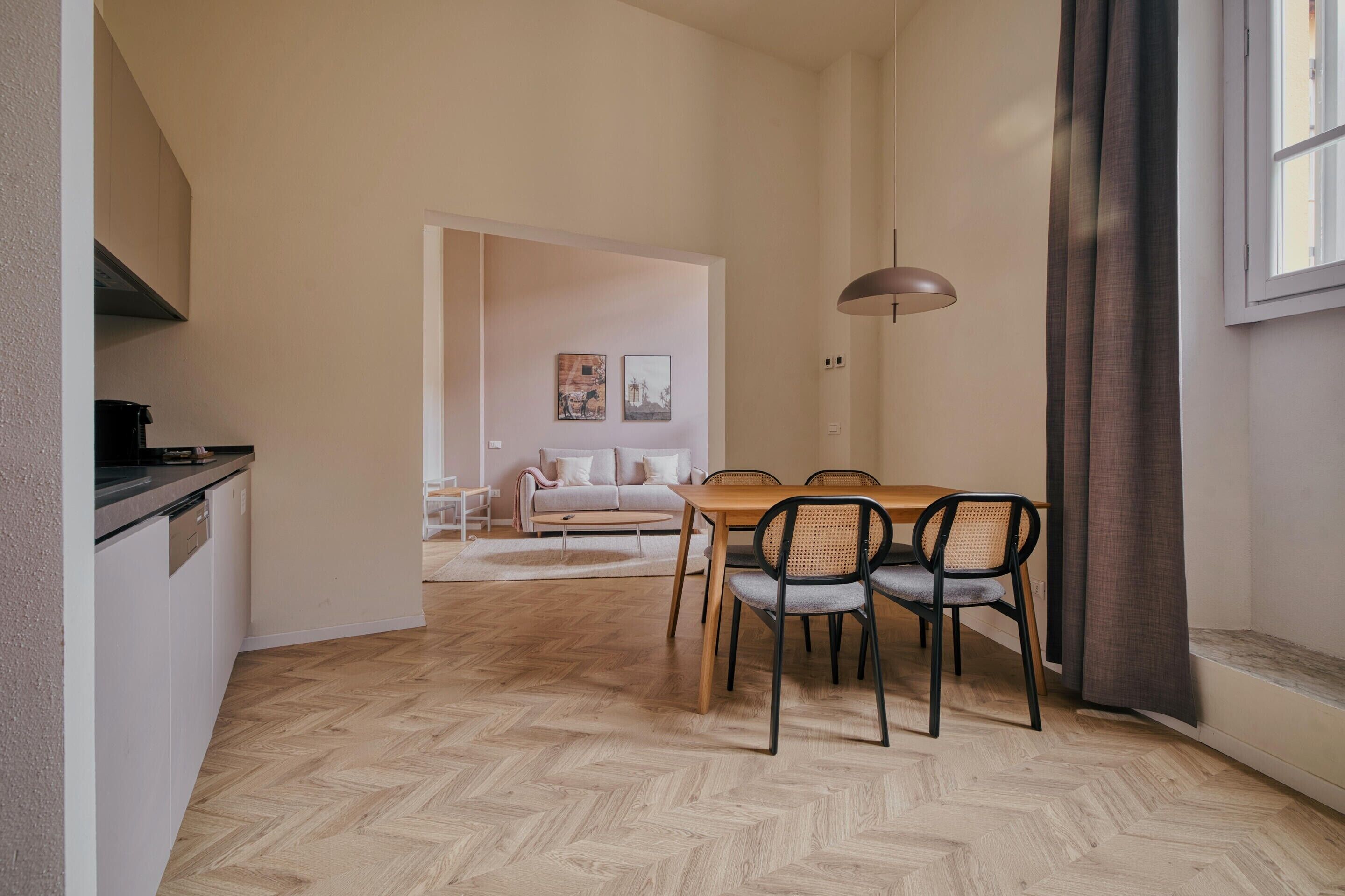 Appartamento interno con una camera da letto e divano letto | Cucina privata