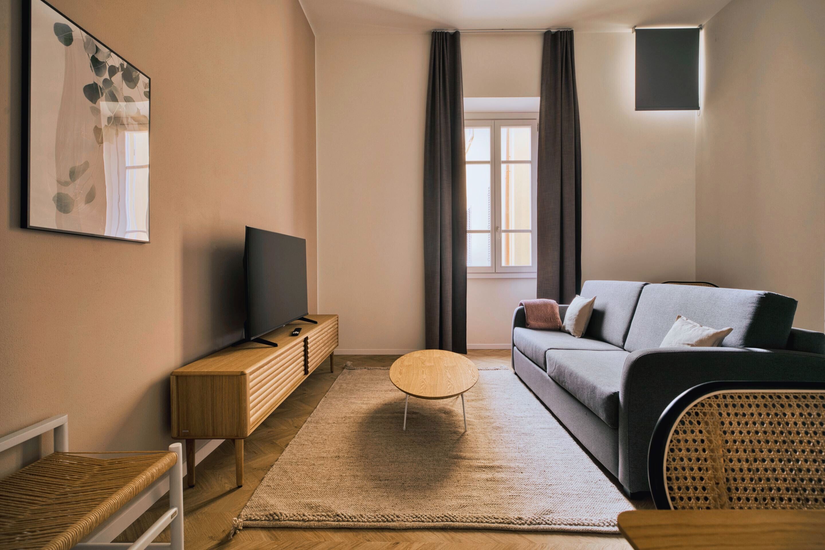 One Bedroom Apartment with Sofa Bed | Wohnbereich