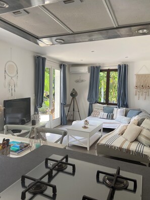 Smart TV, ping pong - Superb beach villa with pool 50 m from the sea - exceptional location (Antibes)