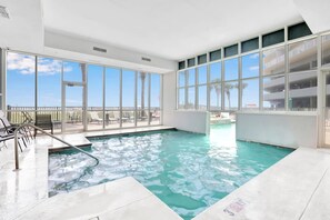 Indoor pool - Seawind 1208  Beach front  Zero Entry Pool (Gulf Shores)