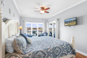 Desk, iron/ironing board, free WiFi, bed sheets - Dolphin Harbor 1B  Bay   beach access  Sleeps 10  Three bedrooms  3 baths (Orange Beach)