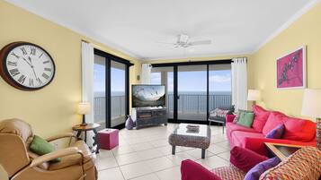 TV, DVD player, offices