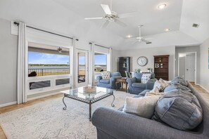 TV, DVD player, offices - Lagoon Time Beach Home- Elevator  beach access (Gulf Shores)