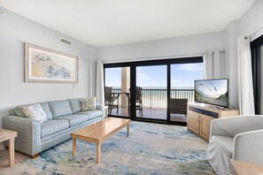 TV, DVD player, offices - Palms 404- 4th Floor  Corner-unit  Beachfront  3 BEDROOMS  3 baths  sleeps 8 (Orange Beach)