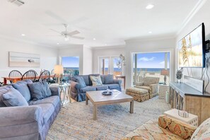 TV, DVD player, offices - Dear Time Beach house- 5 bedrooms  Elevator  Sleeps 10  PRIVATE pool (Gulf Shores)