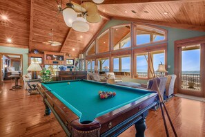Games room - The Gayosa House  9BR Beachfront Oasis with Private Pool   Hot Tub (Orange Beach)