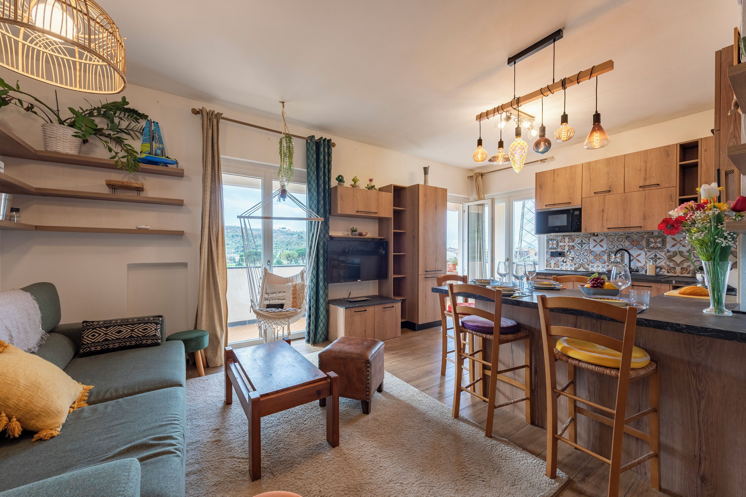Familieleilighet, 2 soverom, balkong (Bellissimo Appartamento Vicino al) | Oppholdsområde