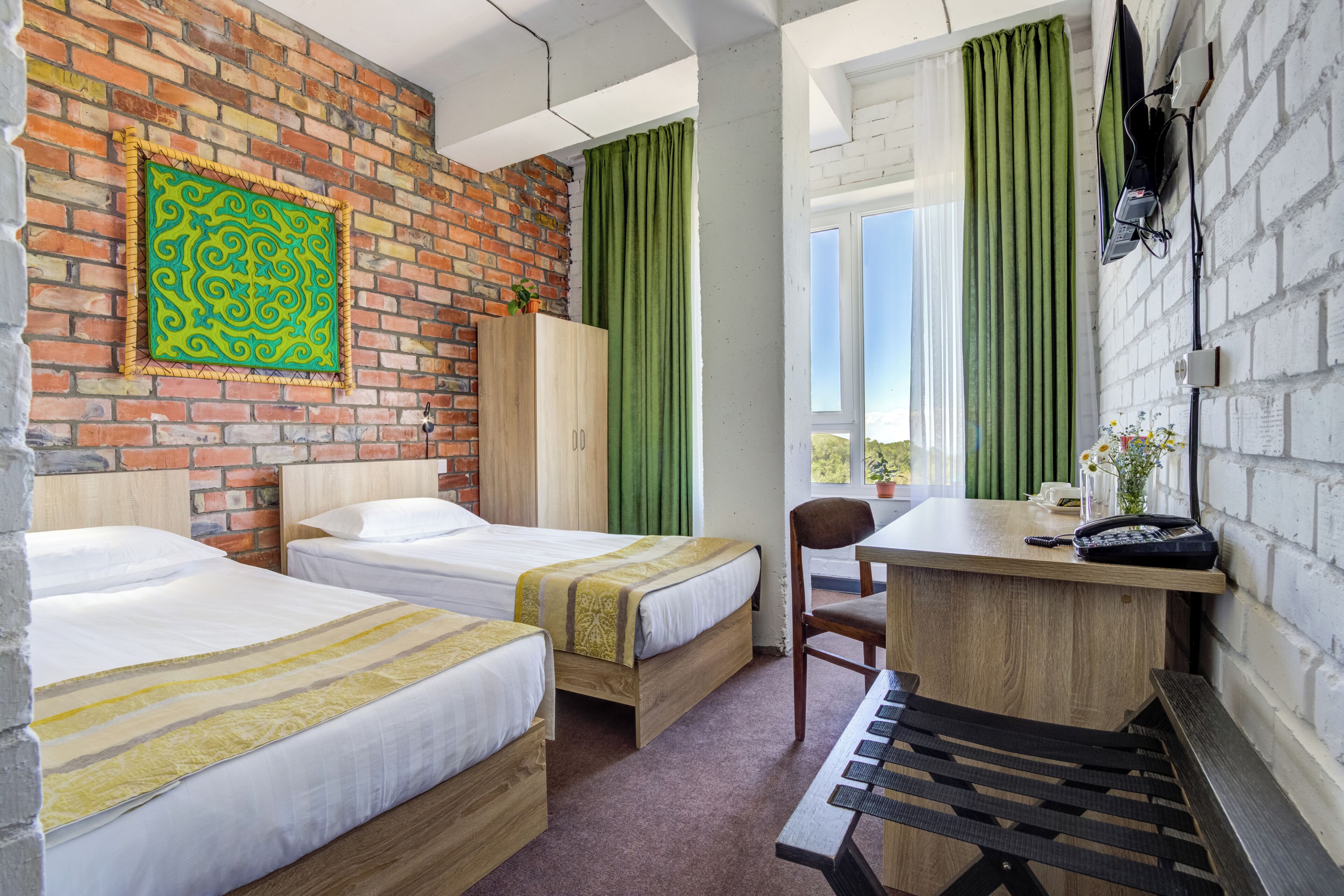 Standard-Zweibettzimmer, Bergblick