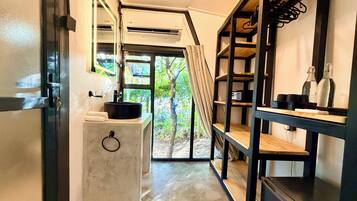 Tremannsrom – deluxe, delvis sjøutsikt | Innvendig