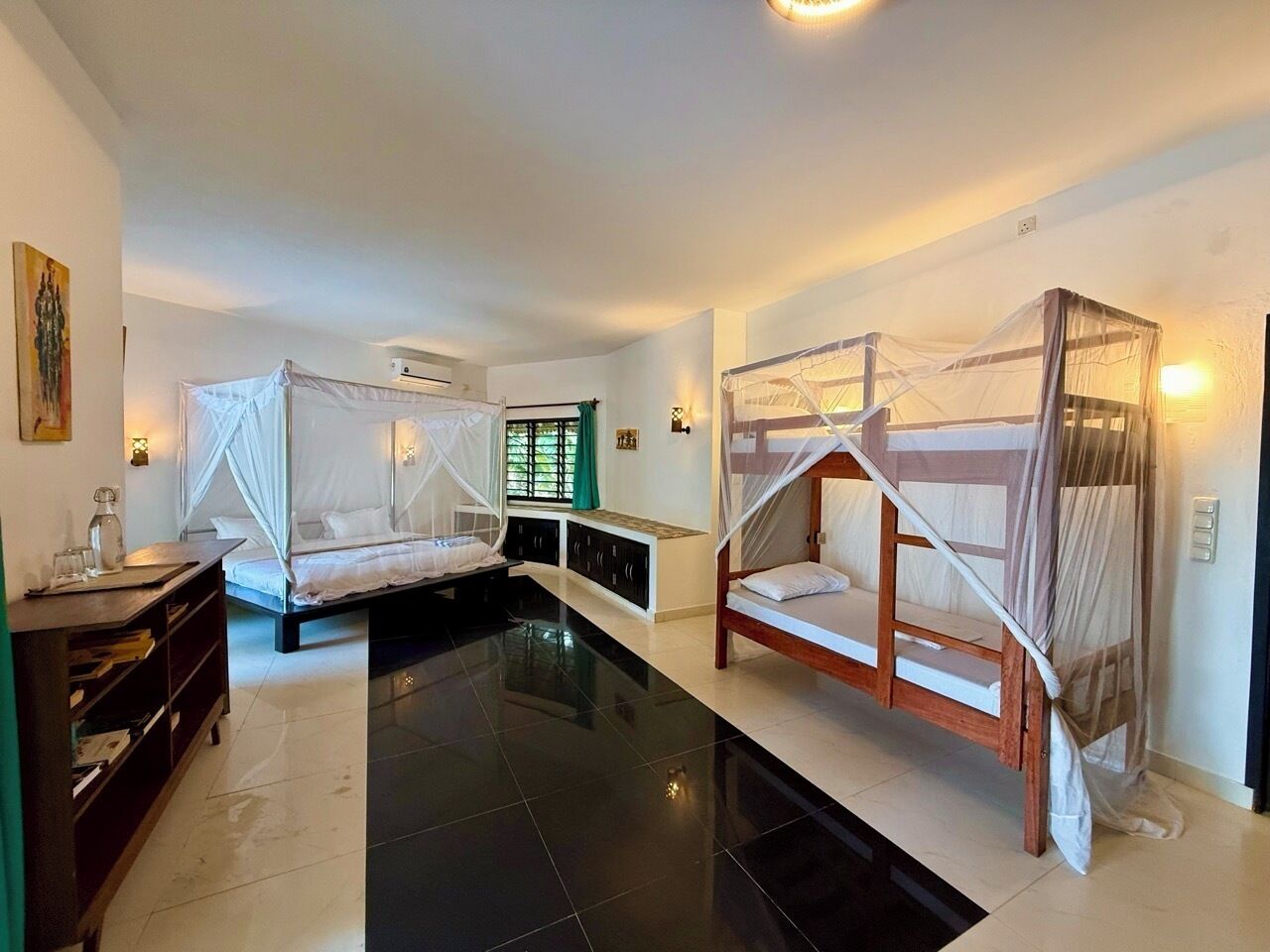 Economy Quadruple Room | In-room safe, desk, free WiFi, bed sheets
