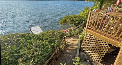 Family-friendly charming lakefront home on quiet northern Lake George, NY