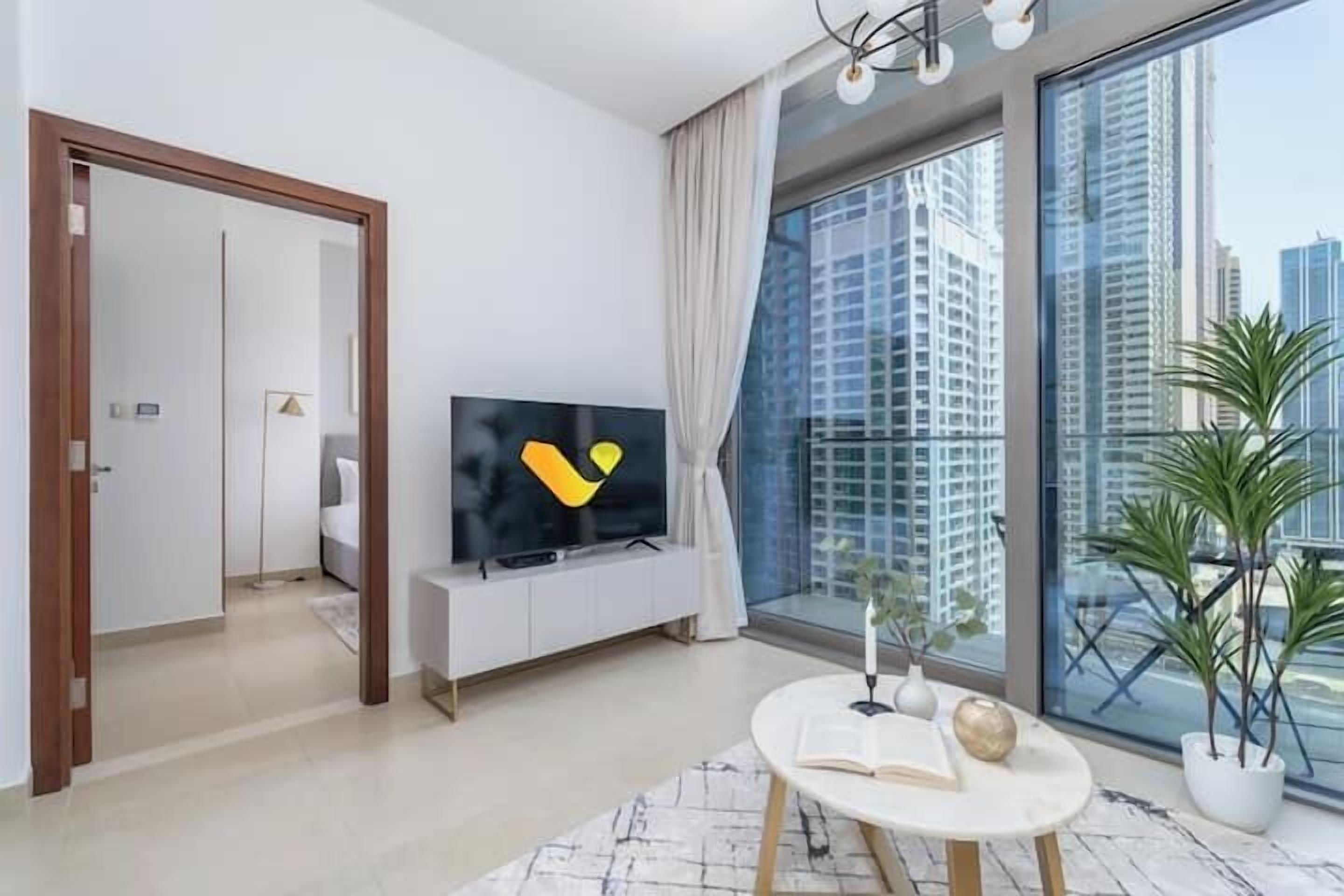 Apartment, Balcony, City View | Living area