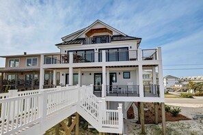 Exterior - Namaste #216 - Dog Friendly Oceanfront Escape with Elevator, Loft, and More. (Topsail Beach)
