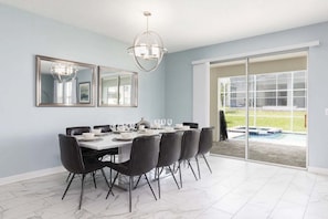 Villa, Multiple Bedrooms | Dining - 1580sbd-the Retreat At Championsgate 8 Bedroom Villa (Davenport)