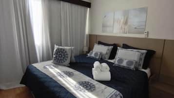 Comfort appartement, balkon, uitzicht op stad