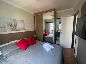 Appartement Confort, balcon, vue ville