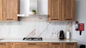 Apartment, City View | Private kitchen