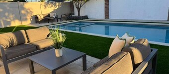 Beautiful 3BR House with New Heated Pool and Spa