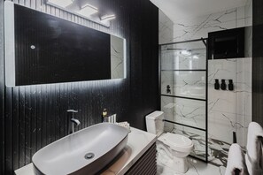 Classic-Studio, Nichtraucher, Kochnische | Badezimmer