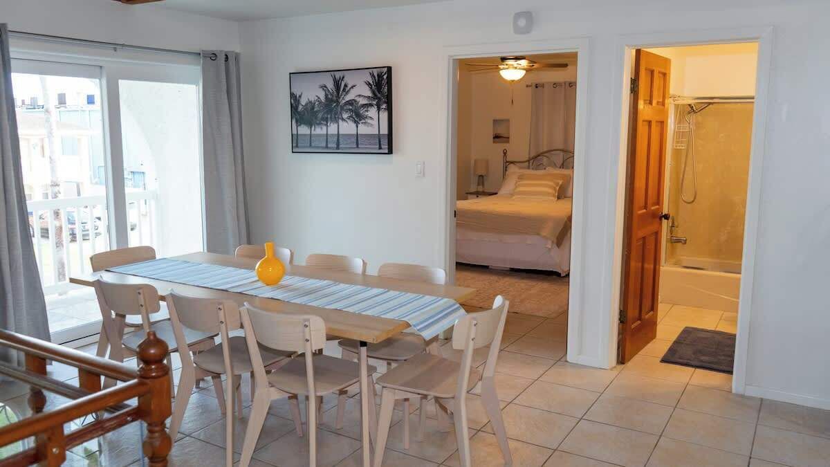 Ferienhaus, Mehrere Betten, Poolzugang, Poolblick (Dolphin House) | Speisen