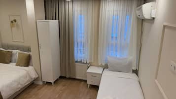 Soundproofing, iron/ironing board, WiFi (free)