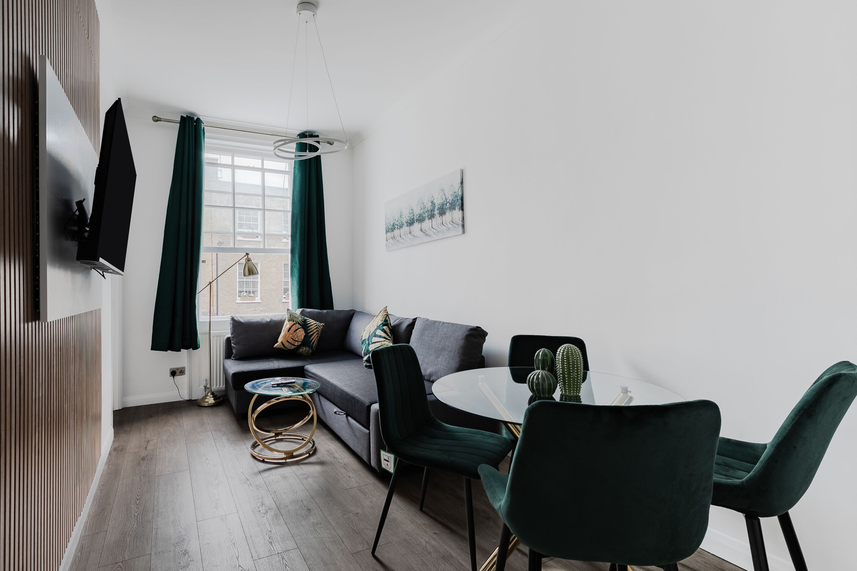 Classic Apartment, Private Bathroom, City View | Lounge